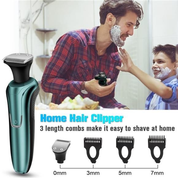 Electric Razor for Men Shavers for Men Electric Razor, 4 in 1 Dry Wet Waterproof - Picture 4 of 6